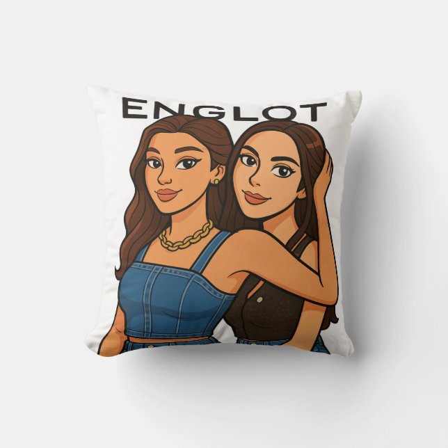 Englot Thai GL Shipped Couple Engfa and Charlotte Kussen (Voorkant)