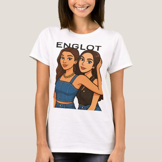 Englot Thai GL Verscheept Koppel Engfa en Charlott T-shirt (Voorkant)
