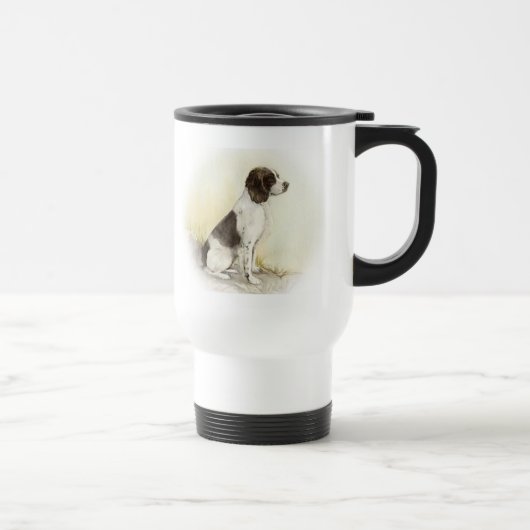 Englsih Springer Spaniel Dog Art Travel Mug Reisbeker (Rechts)