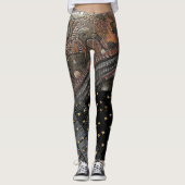 Engraded Imperial Samurai Leather Leggings (Voorkant)
