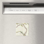 Engraved Map Oostenrijk en Indonesië Magneet (Insitu (Vaatwasser))