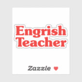Engrish Teacher Sticker (Vel)