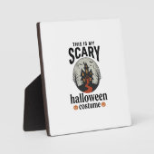 Engstigend Halloween-kostenuum Herenhuis Vectoront Fotoplaat (Voorkant)