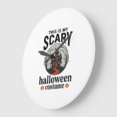 Engstigend Halloween-kostenuum Herenhuis Vectoront Grote Klok (Hoek)