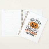Engstigend Halloween Kostuum Pompoen Vintage Vecto Planner (Display)