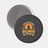 Engstigend Vectorontwerp voor Halloween Kostuum Magneet (Voorkant / Achterkant)