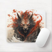 Engstwekkend Fantasiebeest Muismat (Met muis)