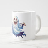 Engstwekkende geest grote koffiekop (Voorkant rechts)