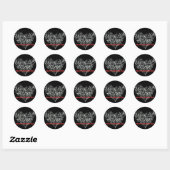 Engulfed (gemasterd)(1)(limited edition)peg, Eng.. Ronde Sticker (Vel)