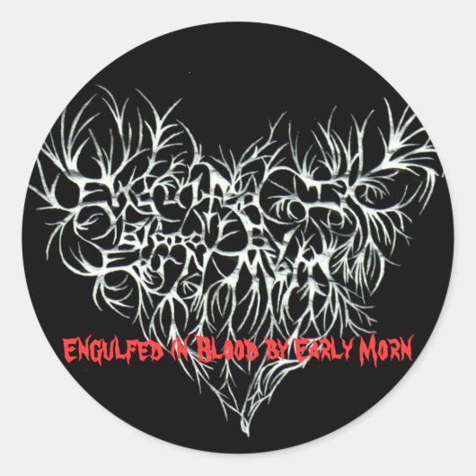 Engulfed (gemasterd)(1)(limited edition)peg, Eng.. Ronde Sticker (Voorkant)