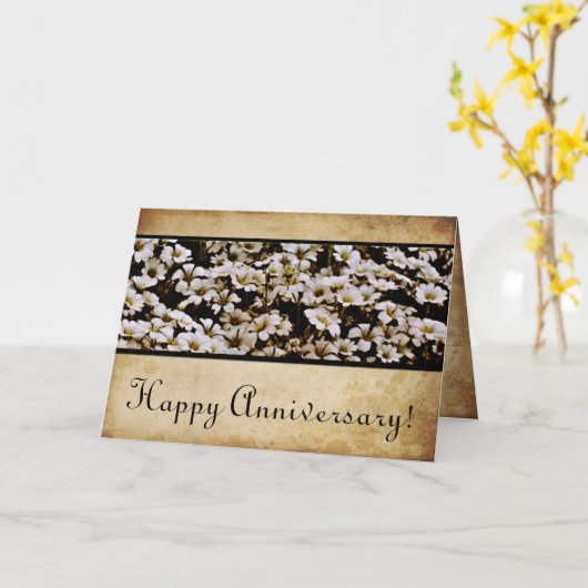Enhanced Dasies Happy Anniversary Kaart (Gele Bloem)