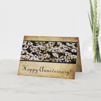 Enhanced Dasies Happy Anniversary Kaart
