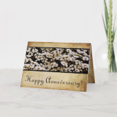 Enhanced Dasies Happy Anniversary Kaart (Voorkant)