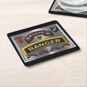 Enhanced Design 75th Ranger Regiment Kartonnen Onderzetters (Schuin)