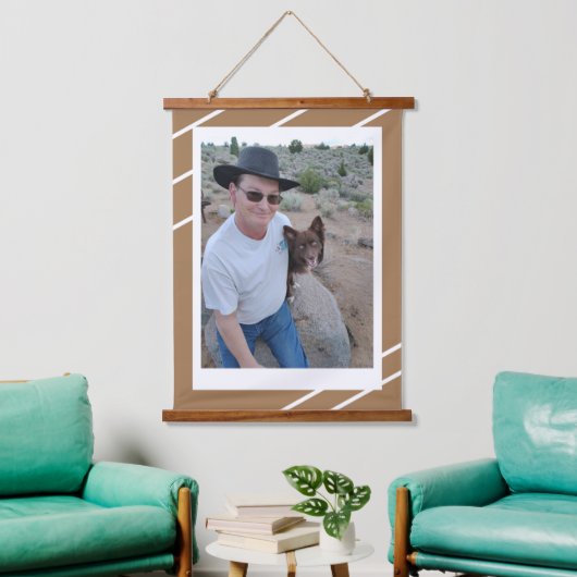 Enhanced Wood Topped Wall Tapestry Hangend Wandkleed (Woonkamer)