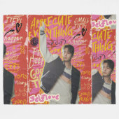 Enhypen Heesung Fleece Deken (Voorkant (Horizontaal))