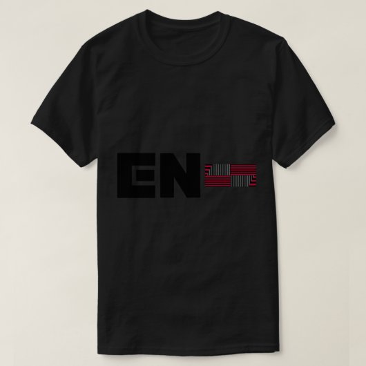 Enhypen Logo Sticker.png T-shirt (Design voorkant)