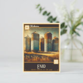 Enid, Oklahoma | Antiek Briefkaart (Staand voorkant)