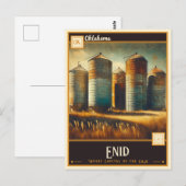 Enid, Oklahoma | Antiek Briefkaart (Voorkant / Achterkant)
