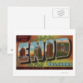 Enid, OklahomaLarge Letter ScenesEnid, OK Briefkaart (Voorkant / Achterkant)