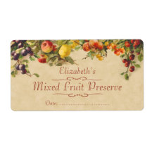 Enig fruit Inblikken label