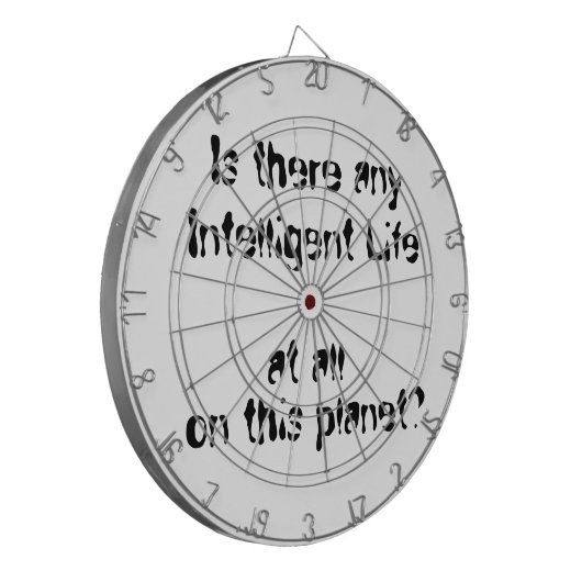 Enig Intelligent Leven? Dart board Dartbord (Voorkant Links)