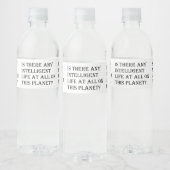 Enig intelligent leven? waterfles etiket (Flessen)