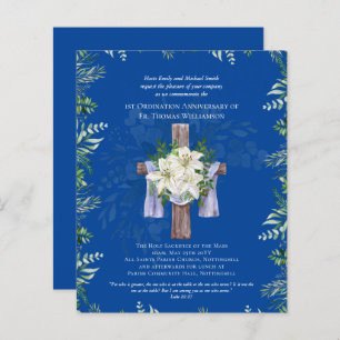 ENIG Jubileum Uitnodiging Lilys Blue