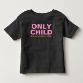 Enig kind Vervallen Grappig Roze Grote Zus Kinder Shirts (Voorkant)