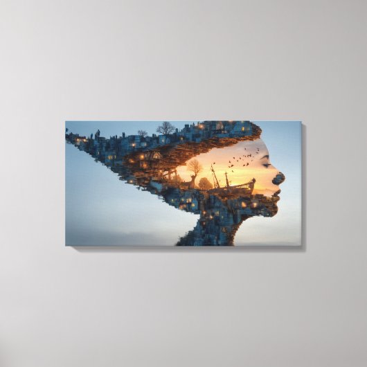 Enige beschaving canvas afdruk (Voorkant)