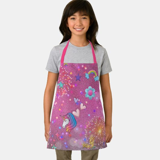 Enige Cuteness 2 roze Schort (Insitu)