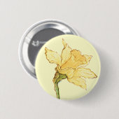 Enige Daffodil Illustratie door Kate Greenaway Ronde Button 5,7 Cm (Voorkant /achterkant)