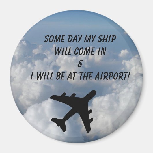 Enige dag ronde magneet (Voorkant)