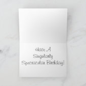 Enige Daisy Birthday Card Kaart (Binnen)