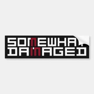ENIGE DAMAGED BUMPERSTICKER