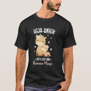 Enige dochter Ik ga oudere zus worden Gepromoveerd T-shirt