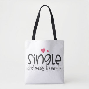 Enige en Klaar aan Eenvoudige Valentijn   Canvas t Tote Bag