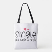 Enige en Klaar aan Eenvoudige Valentijn | Canvas t Tote Bag (Achterkant)