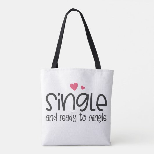 Enige en Klaar aan Eenvoudige Valentijn | Canvas t Tote Bag (Achterkant)
