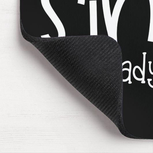 Enige en Klaar aan Eenvoudige Valentijn | Mousepad Muismat (Hoek)