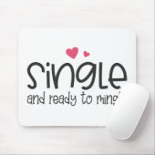 Enige en Klaar aan Eenvoudige Valentijn | Mousepad Muismat (Met muis)