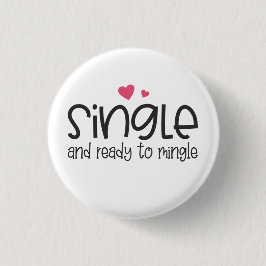 Enige en Klaar aan Eenvoudige Valentijn | Pin-Butt Ronde Button 3,2 Cm