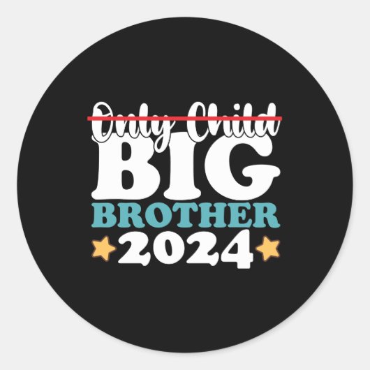 Enige kind Big Brother 2024 gepromoveerd naar Ronde Sticker (Voorkant)
