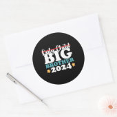 Enige kind Big Brother 2024 gepromoveerd naar Ronde Sticker (Envelop)