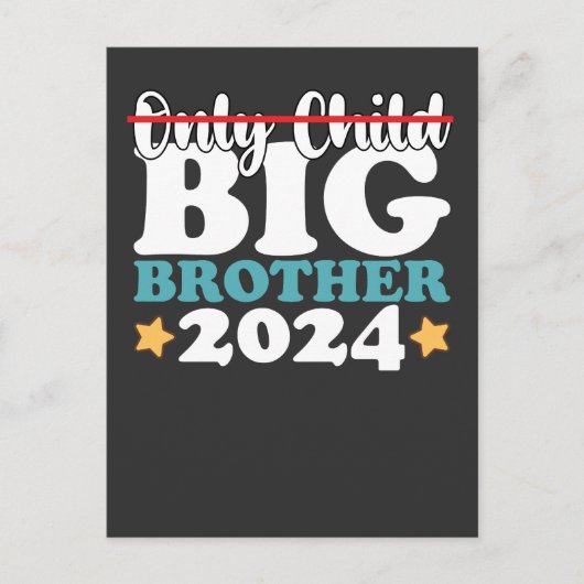 Enige kind Big Brother 2024 gepromoveerd naar Uitnodiging Briefkaart (Voorkant)