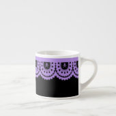 ENIGE KLEUR! Skull Lace Small Tea Cup Espresso Kop (Rechts)