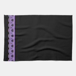 ENIGE KLEUR! Skull Lace Tea Towel Theedoek