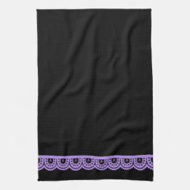 ENIGE KLEUR! Skull Lace Tea Towel Theedoek