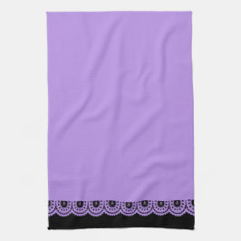 ENIGE KLEUR! Skull Lace Tea Towel Theedoek