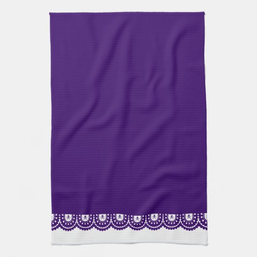 ENIGE KLEUR! Skull Lace Tea Towel Theedoek (Verticaal)